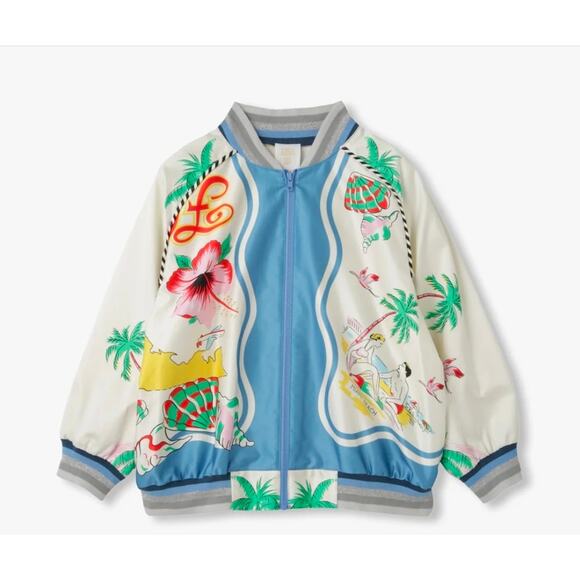 NWT Free People collab Anna Sui Florida Cotton Rainbow Jacket *Rare* . Ret. $578 - Picture 13 of 14